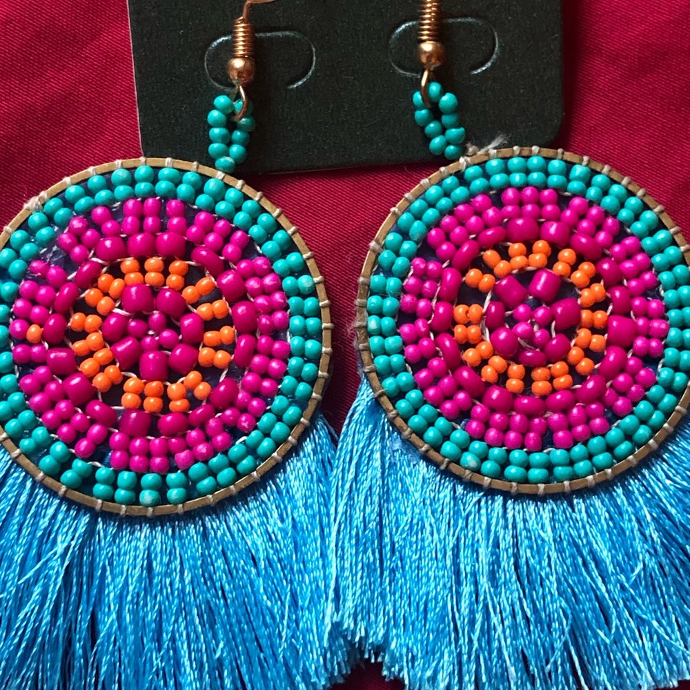 Colorful Tassel Earrings